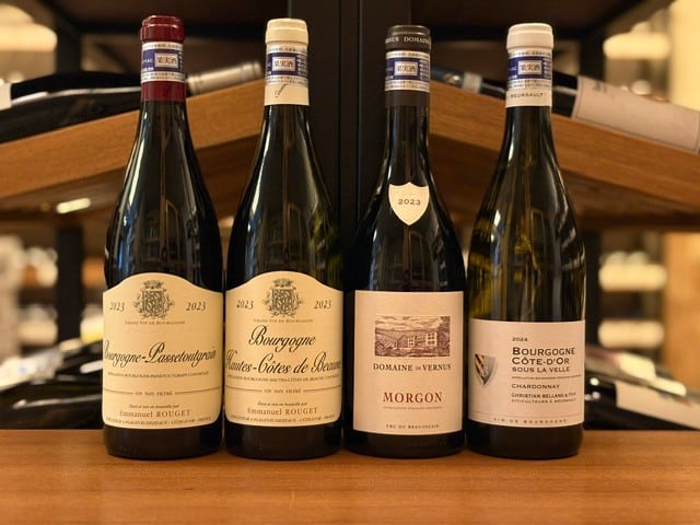A.エマニュエル・ルジェ ブルゴーニュ・パストゥグランとオート・コート・ボーヌを含む4本セット