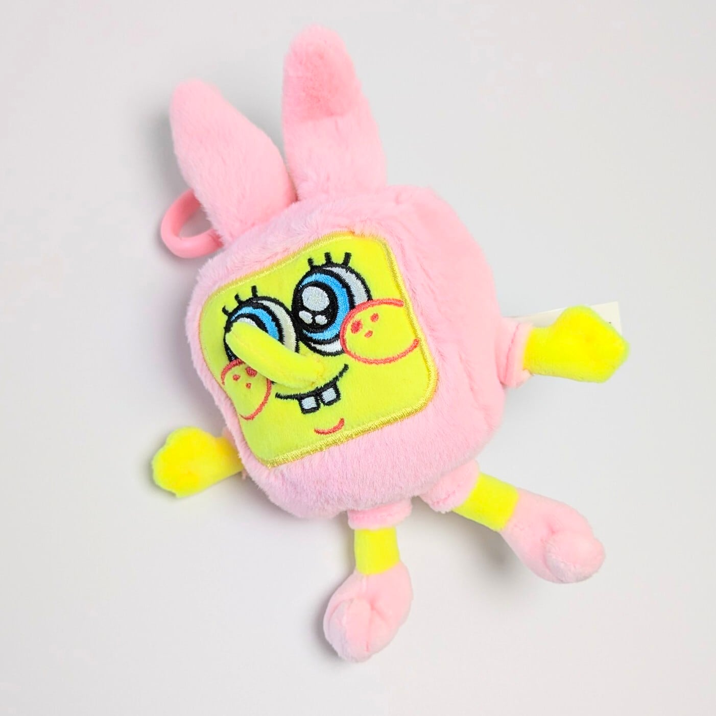 【 SpongeBob SquarePants ( スポンジボブ ) 】スポンジボブ うさぎコスチューム / 着ぐるみver. / ぬいぐるみキーホルダー / プラッシュキーホルダー 〚アメリカン雑貨 アメトイ〛