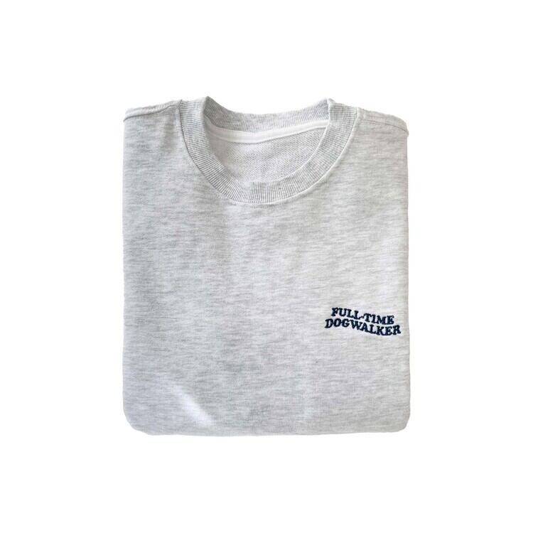 〈即納アイテム〉PEBBLES / スウェット Sweatshirt for dogwalkers (飼い主用)