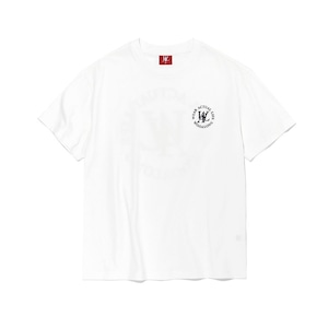 [WOOALONG] Flor logo T-shirt - WHITE 正規品  韓国 ブランド 韓国ファッション 韓国代行 Tシャツ