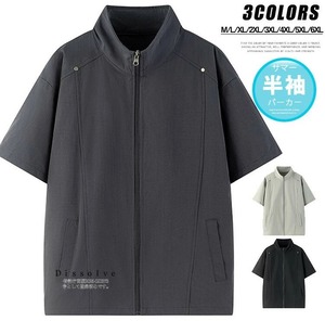 tシャツ 半袖 半袖tシャツ メンズ 3色 M-6XL ハーフジップ 無地 スポーツ 速乾 25LT311