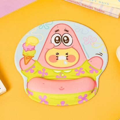 【KAKAO FRIENDS】スポンジボブ 手首クッション付マウスパッド