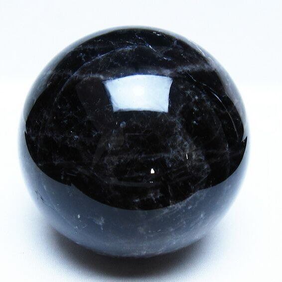 1.2Kg モリオン 黒水晶 丸玉 93mm スフィア 一点物 151-9301