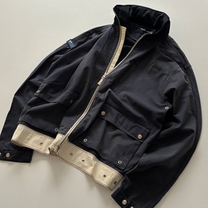 -USED- POLO SPORT SAILING JACKET -NAVY,CREAM- [Lサイズ]