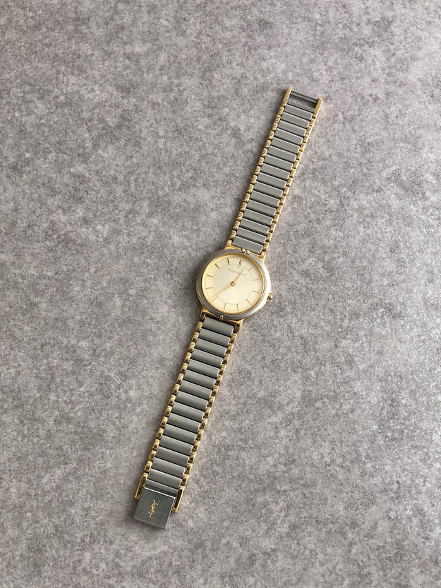Yves Saint Laurent イヴ・サンローラン 腕時計 シルバー ステンレススチール クウォーツ 4620-E62267 YO vintage ヴィンテージ オールド  73cef2
