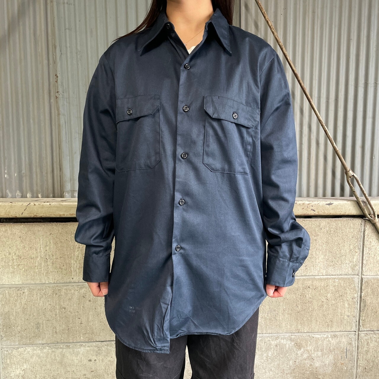 70年代 BIG MAC JC Penney ワークシャツ メンズM 古着 ビッグマック 