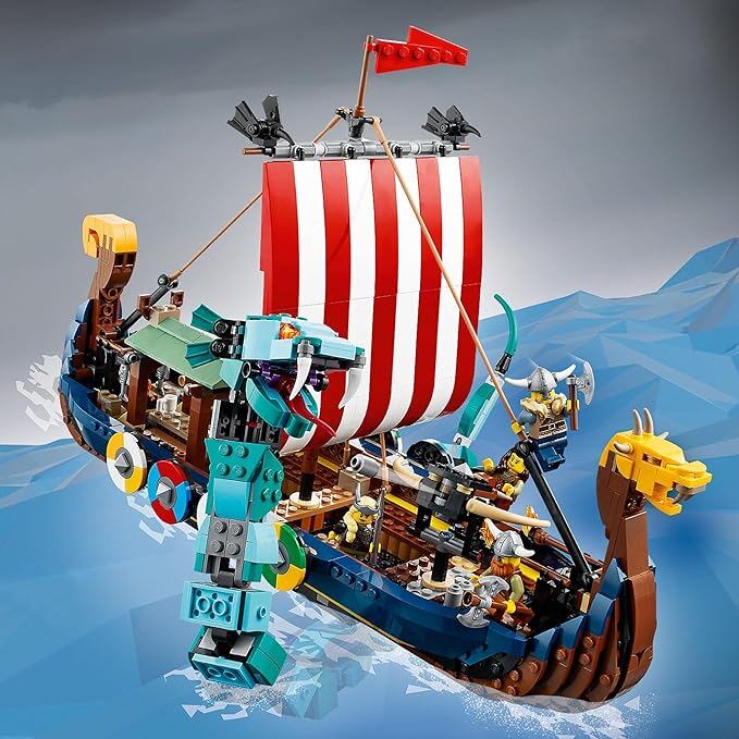 レゴ(LEGO) クリエイター 海賊船とミッドガルドの大蛇 31132 おもちゃ