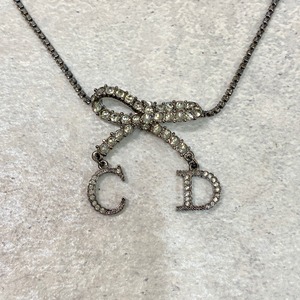 Christian Dior ディオール ラインストーン ネックレス 6831-202204