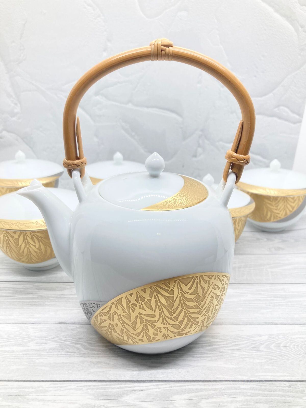 ノリタケ】金閣銀閣 茶器揃 | 若林陶器