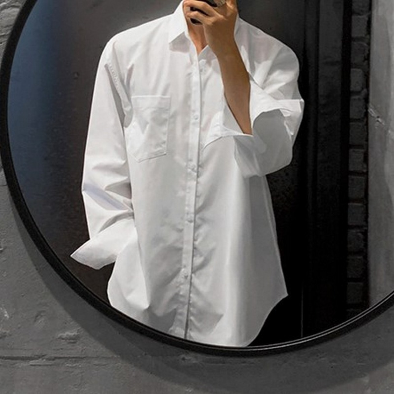 ホワイトルーズシャツ　MT0080194