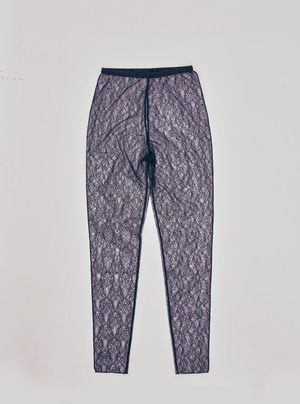 Lace leggings / navy