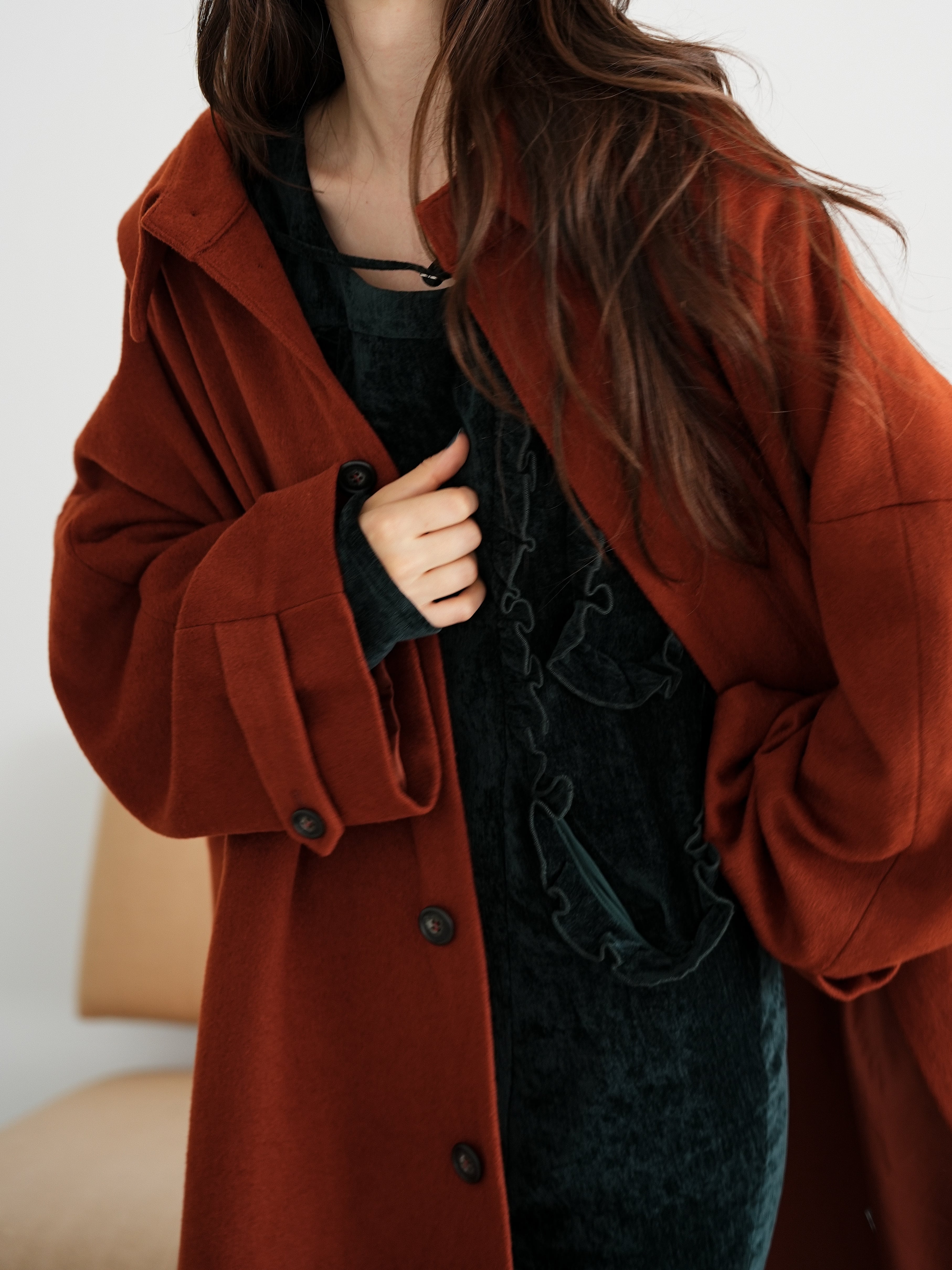 Exclusive Line】belted velour frill onepiece | Katrin TOKYO