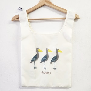 ポリエコバッグ　ハシビロコウ　トリオ