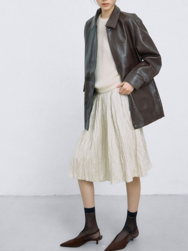 Faux Leather Jacket