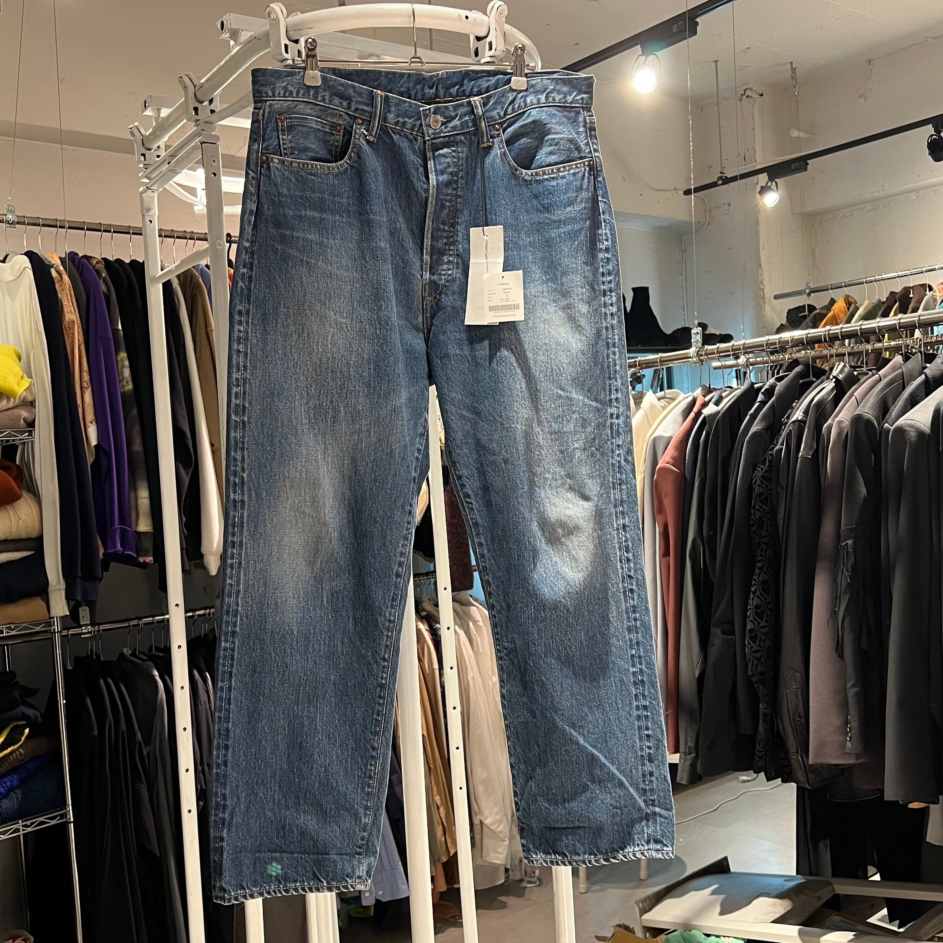 A.PRESSE アプレッセ Washed Denim Wide Pants デニムパンツ 新古品