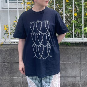 ラスト1☆yushokobayashi/別注heart T-shirt