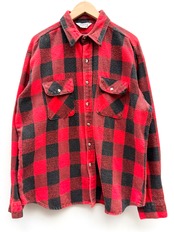 80s FIVE BROTHER FLANNEL SHIRT MADE IN USA Size XL