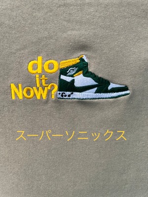 ＦＡＣＴＯＲ Ｘ　スニーカー柄 Ｄｏ Ｉｔ ＮｏｗＴＥＥ　カーキ／スーパーソニックス　ＸＬ