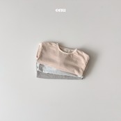 ONU 26/SS Striped Color-Block Rib-Trim T-Shirt