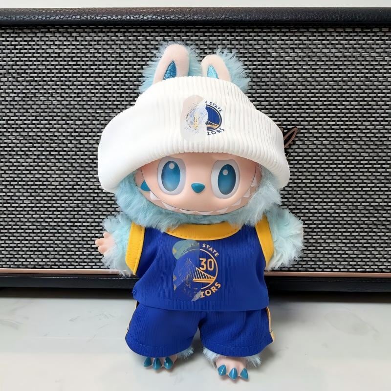 Labubu 1-3世代対応 スポーツ トップス＋パンツ＋ニット帽＋