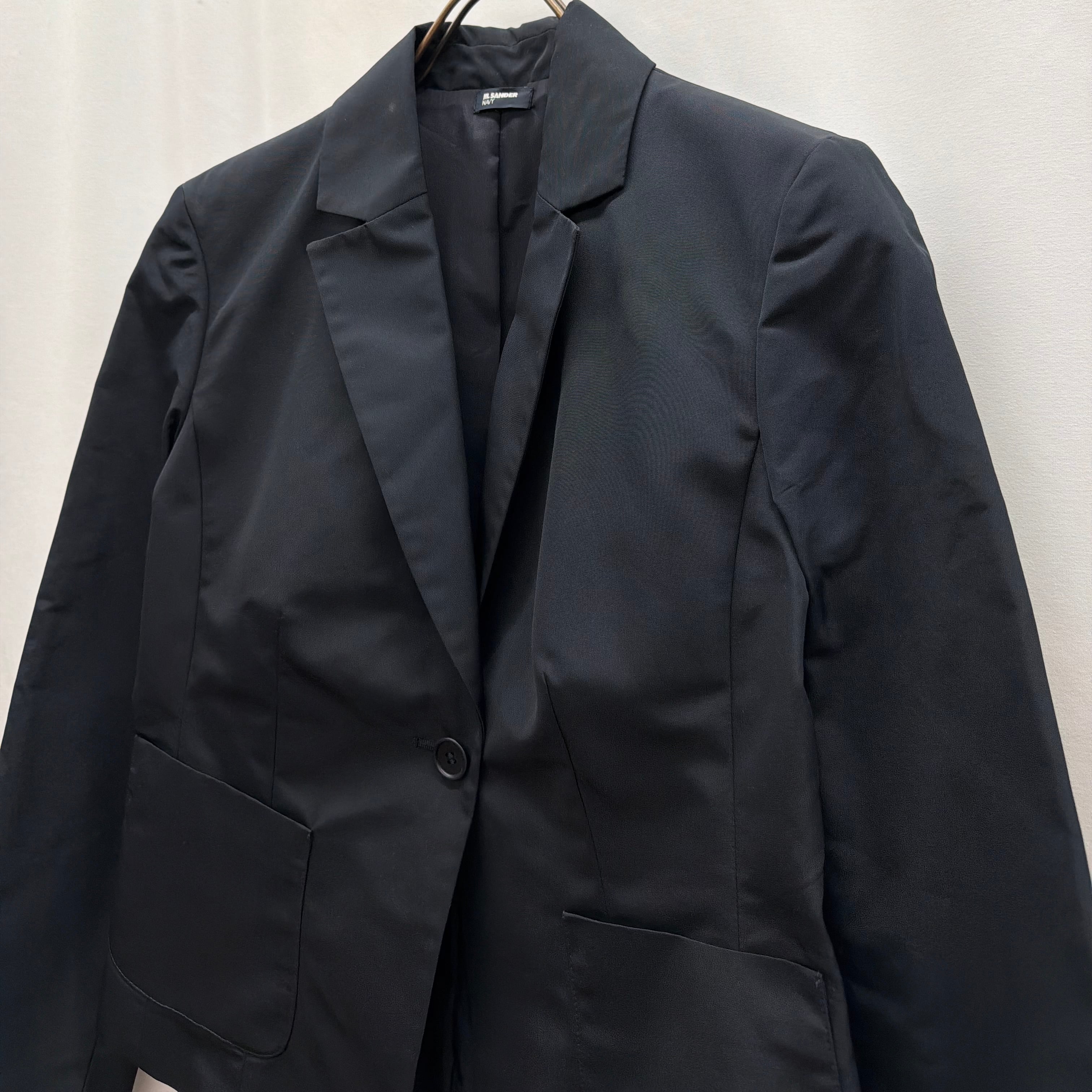 【美品】Jil Sander ジルサンダー テーラード ジャケット シングル JIL SANDER】ジルサンダー テーラードジャケット SS JIL SANDER NAVY