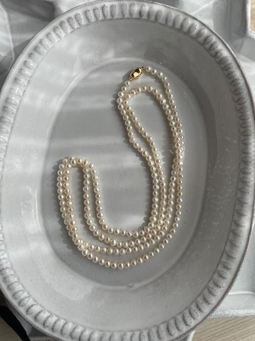 long pearl necklace 110㎝ long pearl necklace 110㎝