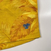 mila schon SPORTS ミラショーン スポーツ ボタニカル ハーフパンツ ショートパンツ サイズ 44 /イエロー/ゴルフ/メンズ