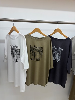 【le vent souffle】シアースラブフォトTシャツ　P63A