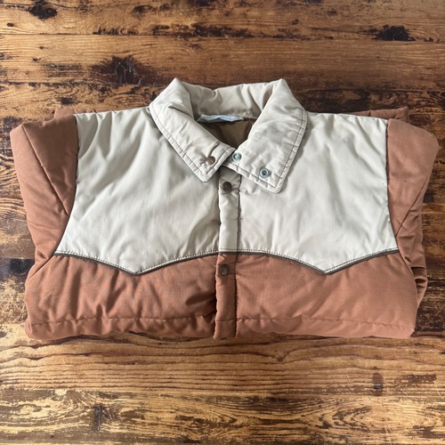 1970’s Puffer Western Jacket by Upstream/ L