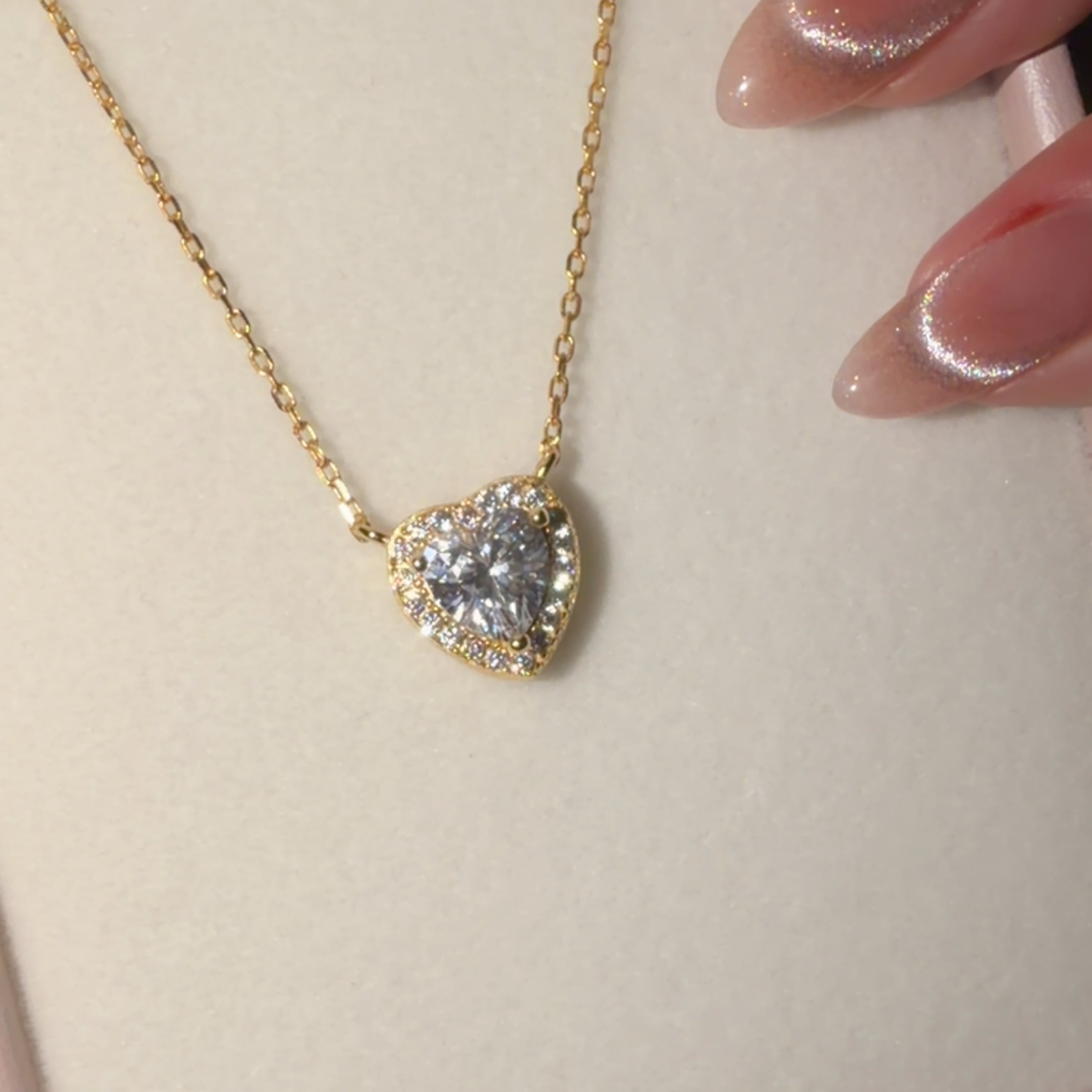 ハートシェイプPendant チェーン付き Silver925 ハートシェイプネックレス | milcy（ミルシー） 大人フェミニン