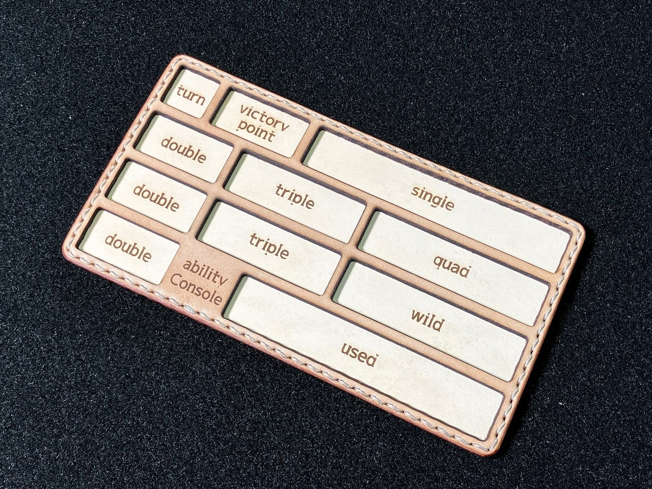 【本革】16mmダイス用 Fantasy Skirmish Dice Tray