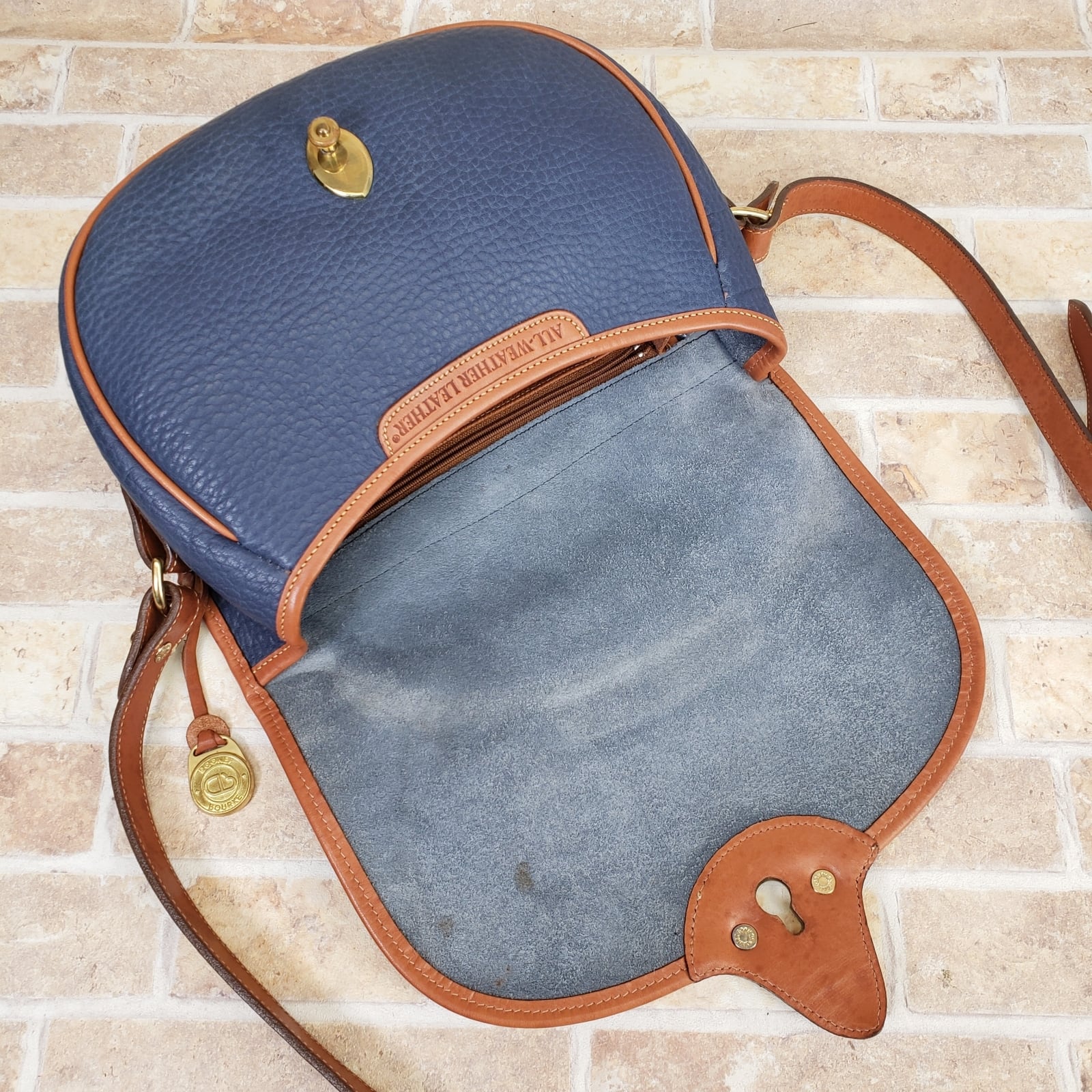 ドゥーニーアンドバーク DOONEY&BOURKE 2WAY 本革レザー ショルダーバッグ USA製 /gaa002055