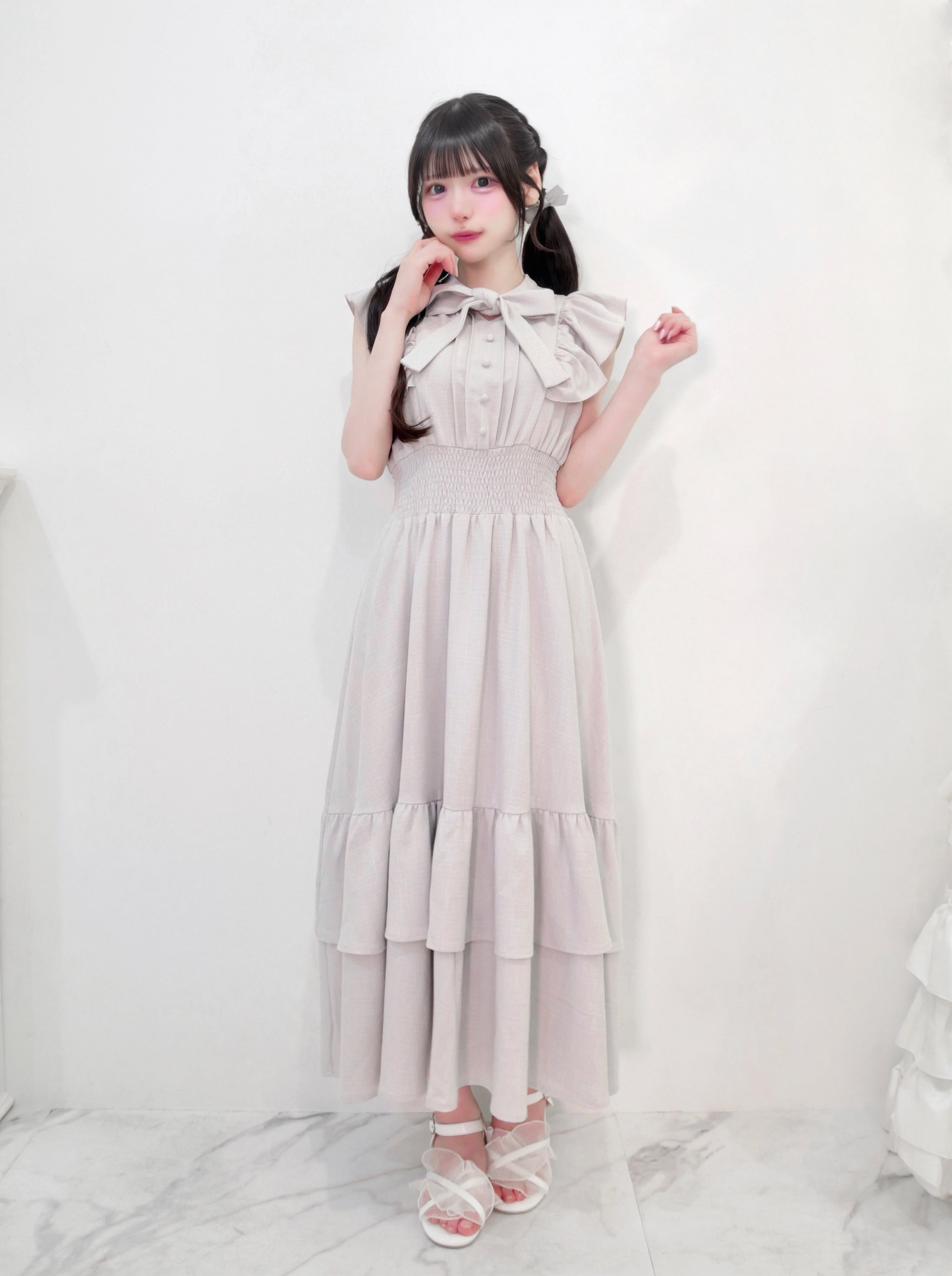 ましゅまろロングワンピース