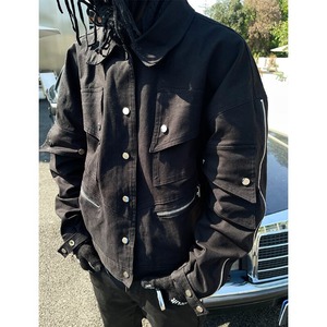 SOUTH ｍultizipper lapel jacket