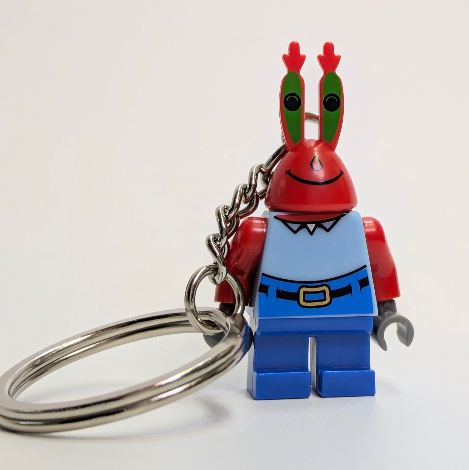 再入荷!【ブロック フィギュア キーホルダー】SpongeBob / スポンジボブ / Eugene H. Krabs / カーニ / カニカーニ 〚アメリカン雑貨 アメトイ〛