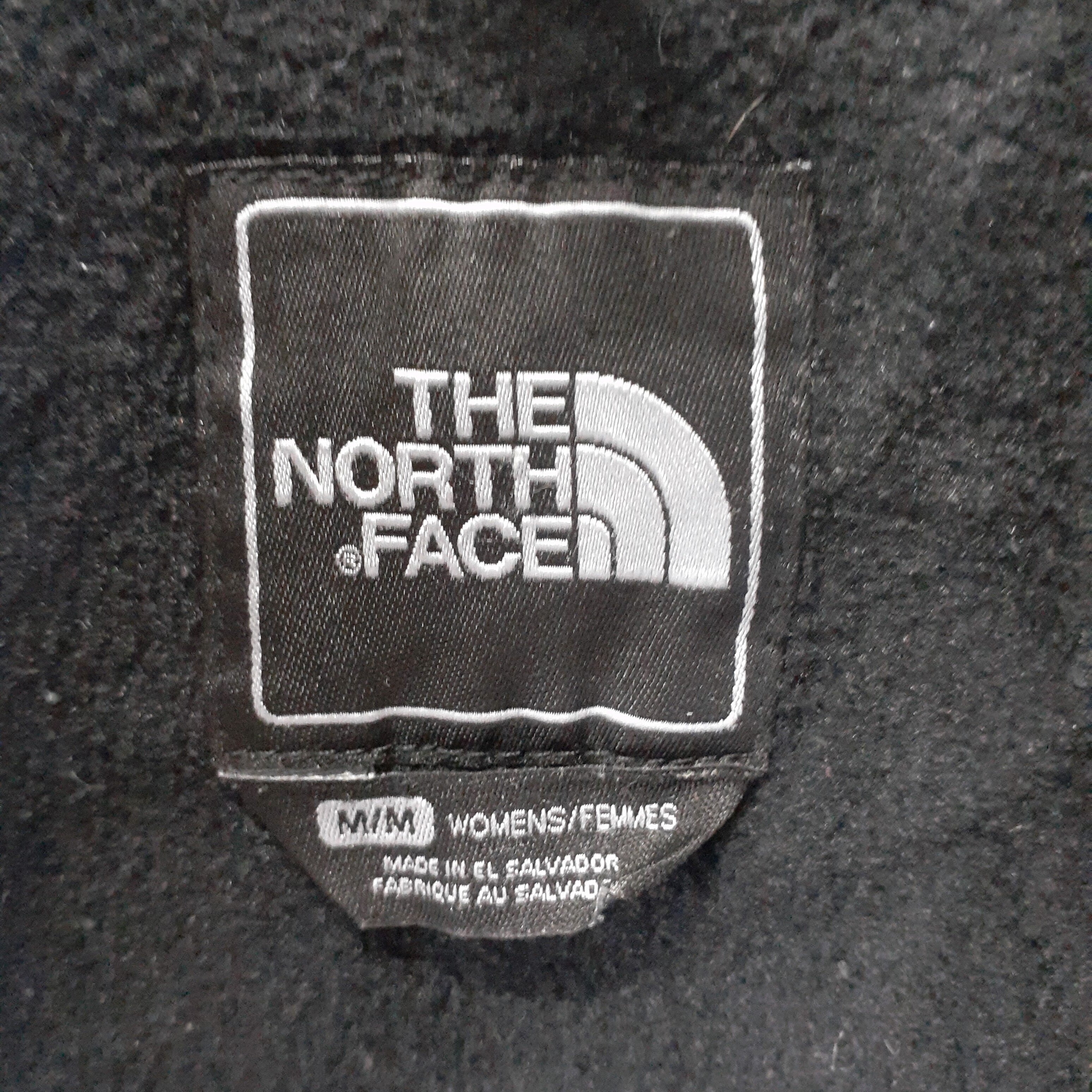 美品US規格ノースフェイスデナリジャケット刺繍ロゴブラック黒ポーラ 