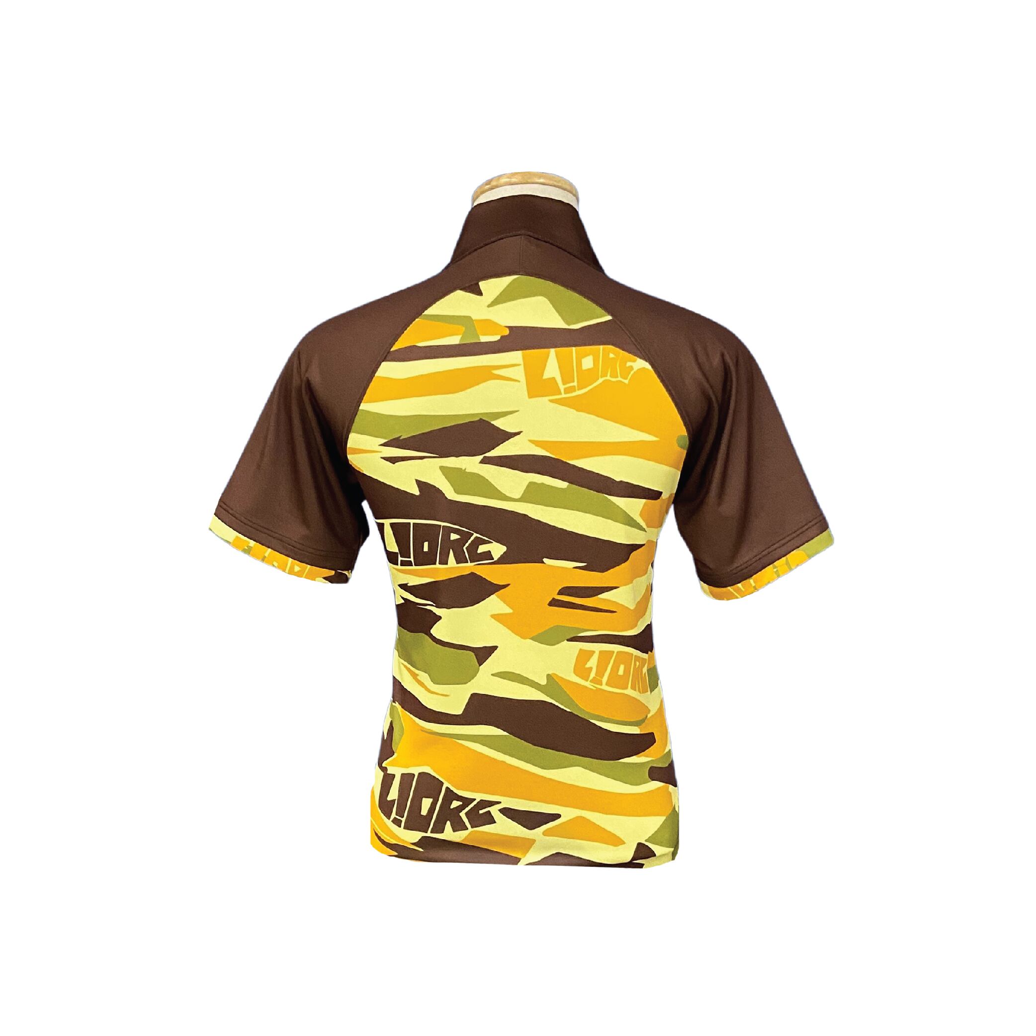 【MEN】ポロシャツ　CAMO２　YELLOW（送料無料）