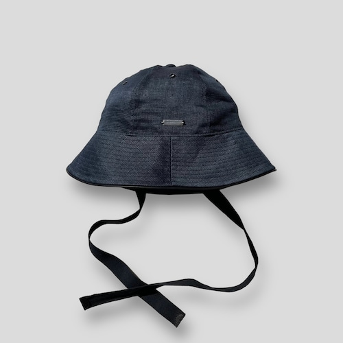 SOLARIS&CO. HEMP BUCKET HAT - BADBOY (BLACK)