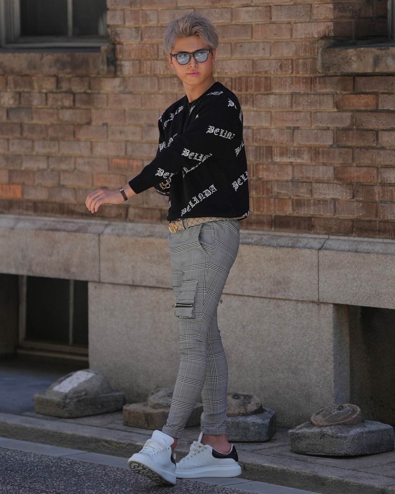 BELINDA MONOGRAM LOGO KNIT【BB25015】