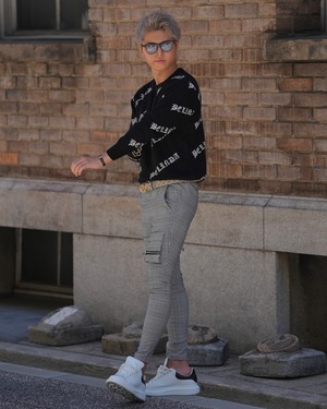 BELINDA MONOGRAM LOGO KNIT【BB25015】