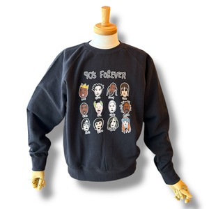 ”UNISEX”ヒーロー90’ｓトレーナー-Black 〖BLACK SCORE〗ブラックスコア