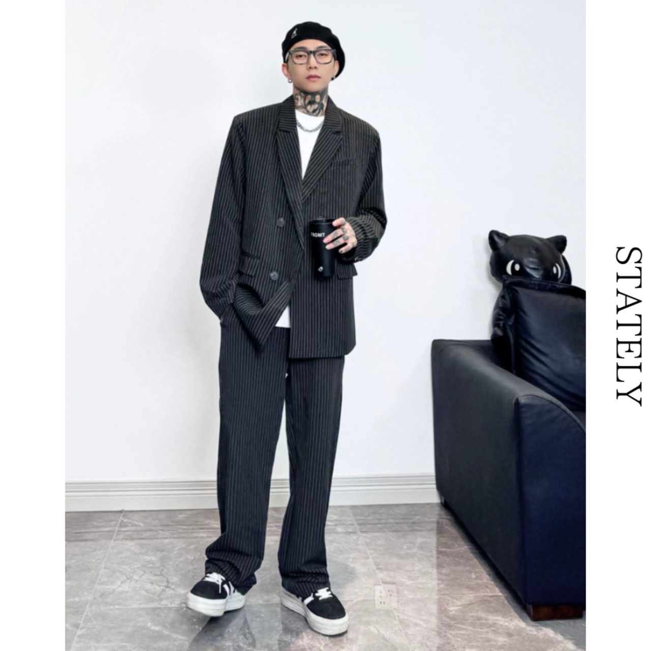 Urban Stripe セットアップスーツ/2color_ST07・画像6
