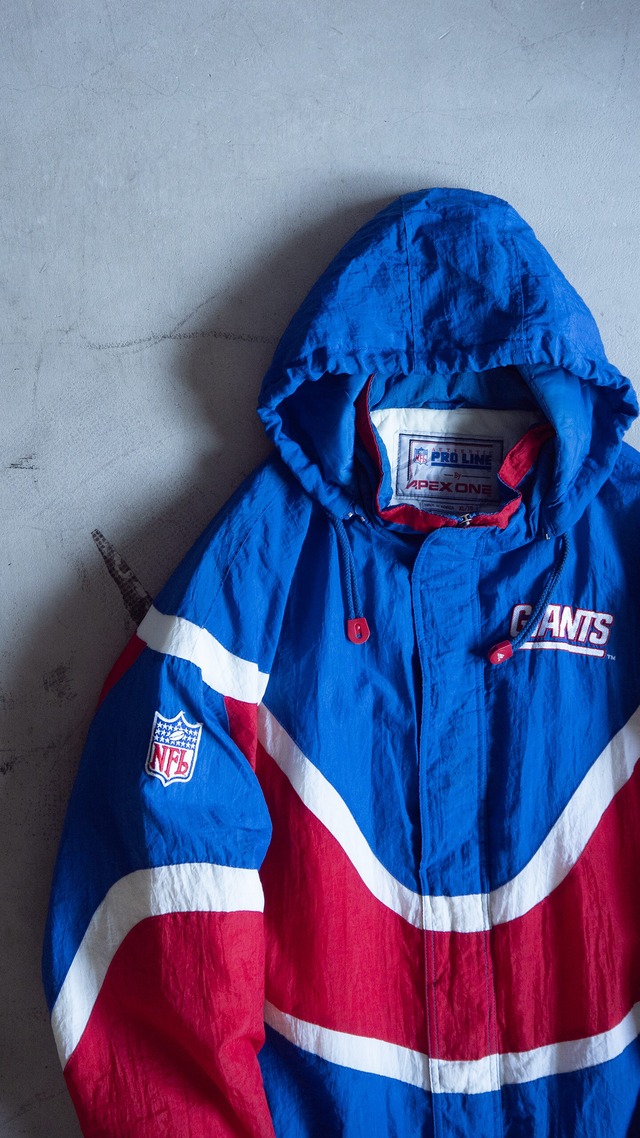 "NFL PRO LINE by APEX ONE" '90s vintage NY Giants padded jacket