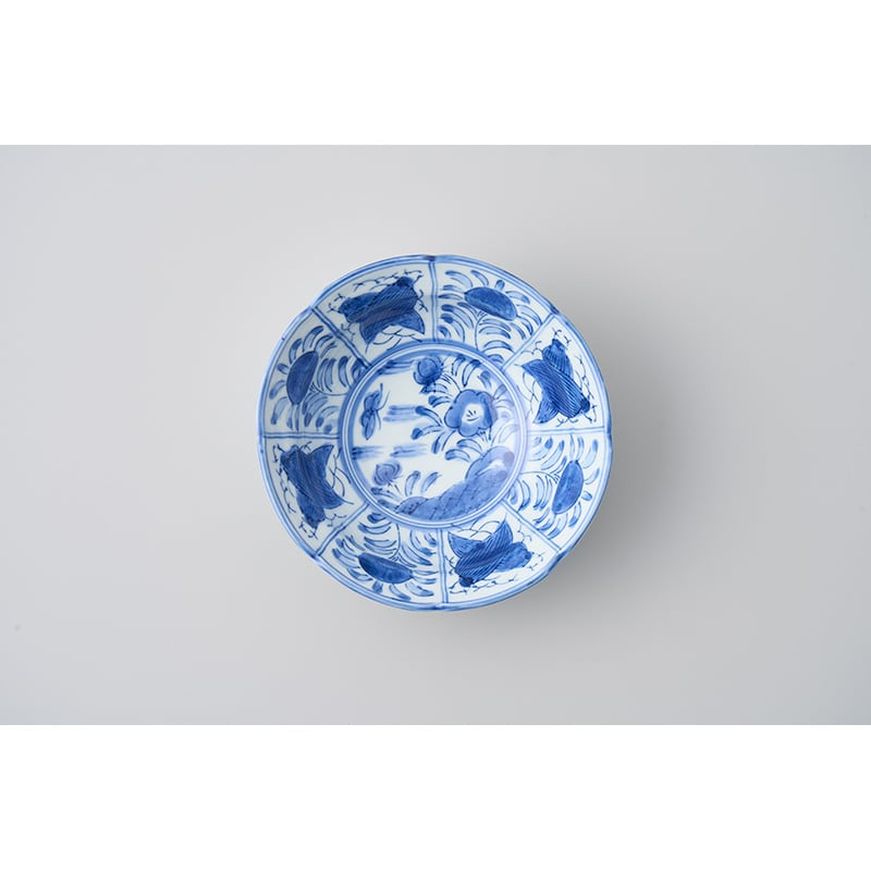 花蝶芙蓉手 輪花渕漬物鉢