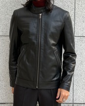 【端整艶映】シープスキンシングルライダース