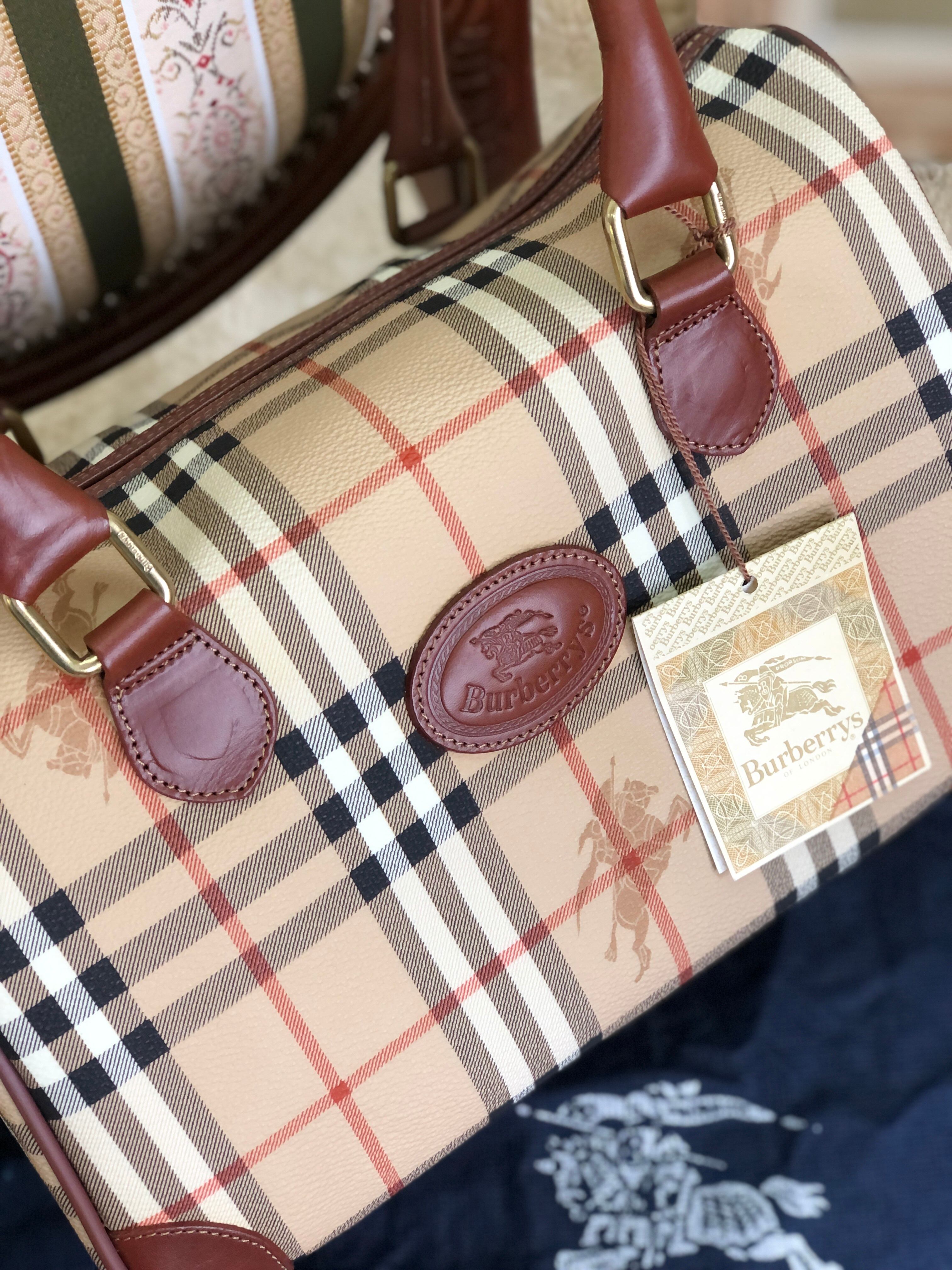 BURBERRY バーバリー シャドーホース クラシックチェック ミニボストン