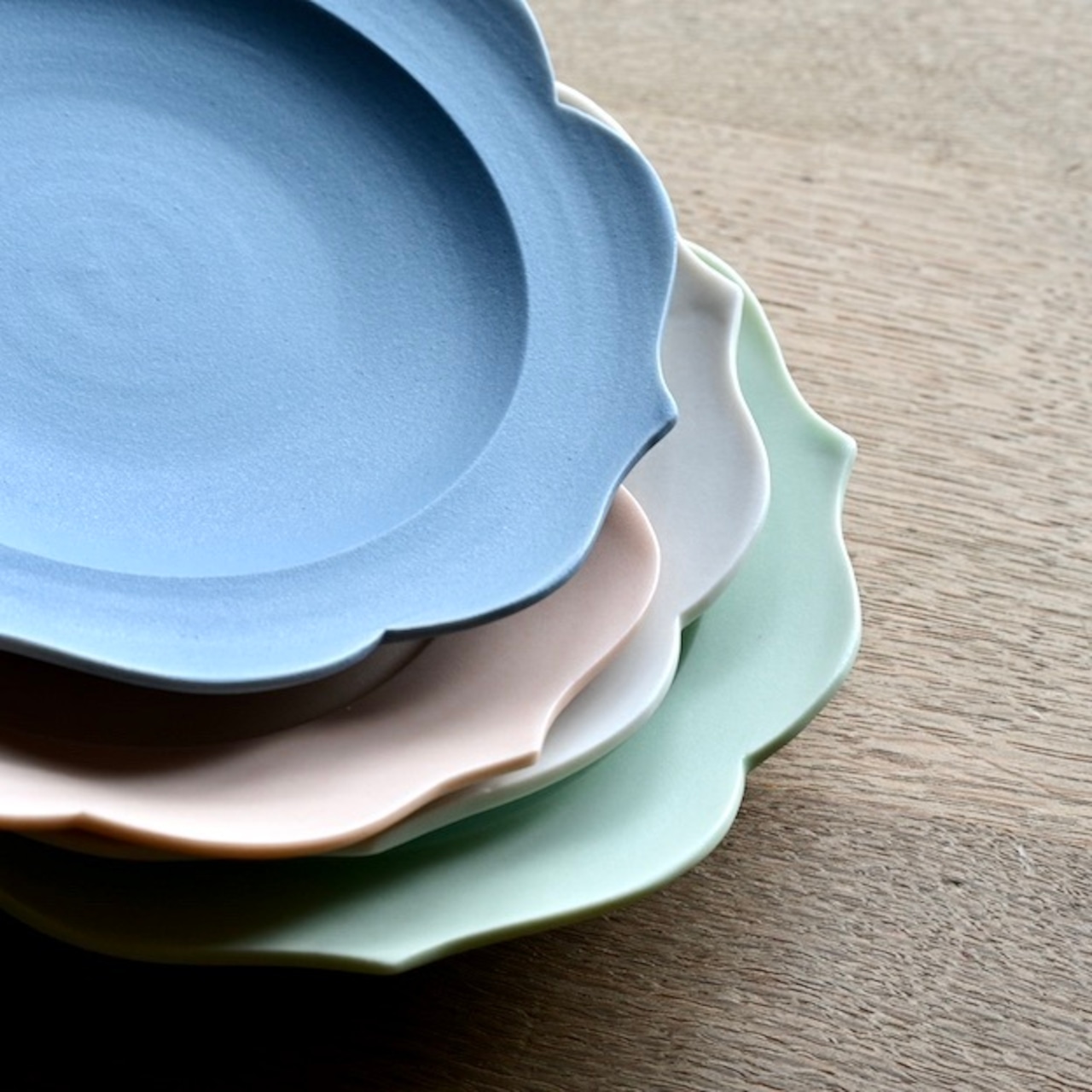 MUMCA 丸谷牧子 作 RENKA 蓮花 リム皿 【深】 / Renka Rim Plate 【Deep】2104400000382