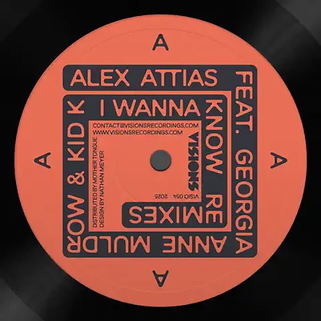 【12"】Alex Attias Feat. Georgia Anne Muldrow & Kid K - I Wanna Know "Remixes"