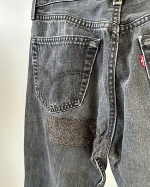 -Levi's- Vintage 90s W32L34 501 Black Denim Pants made in USA