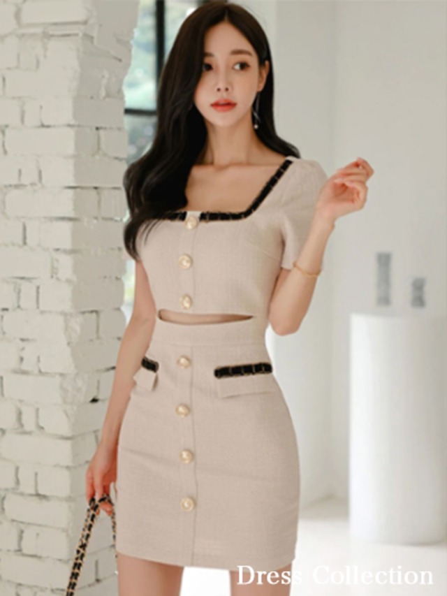 《プチプラ》セクシーエレガントワンピース/キャバドレス/韓国ドレス